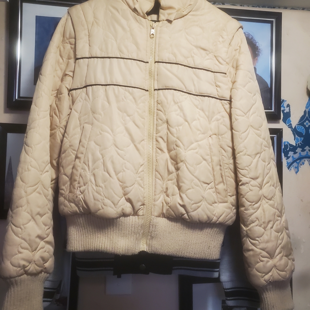 Dollhouse Kids Beige Puffer Jacket
